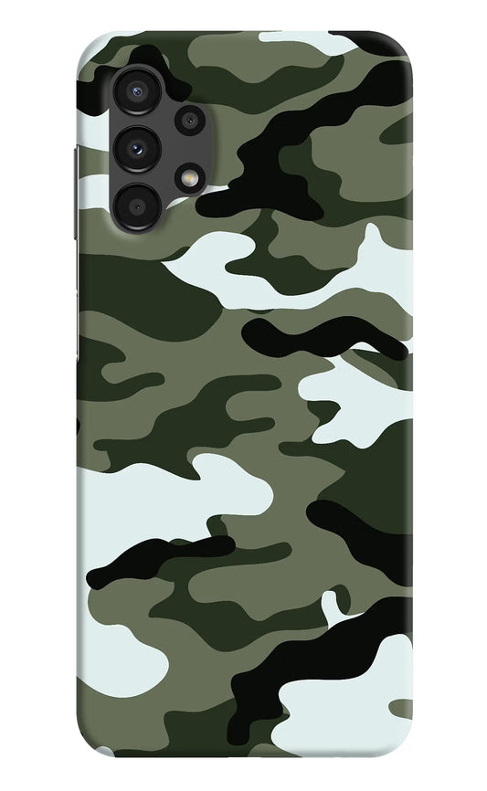 Camouflage Samsung A13 4G Hard Case Back Cover by Casekaro