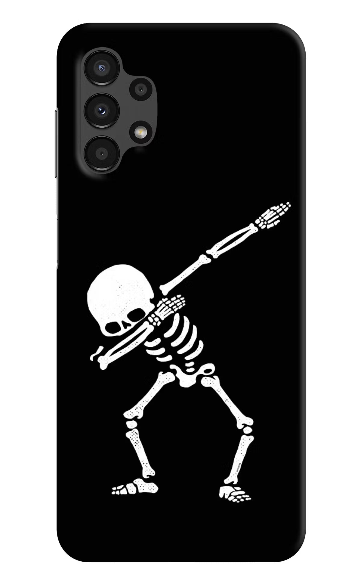 Dabbing Skeleton Art Samsung A13 4G Hard Case Back Cover by Casekaro