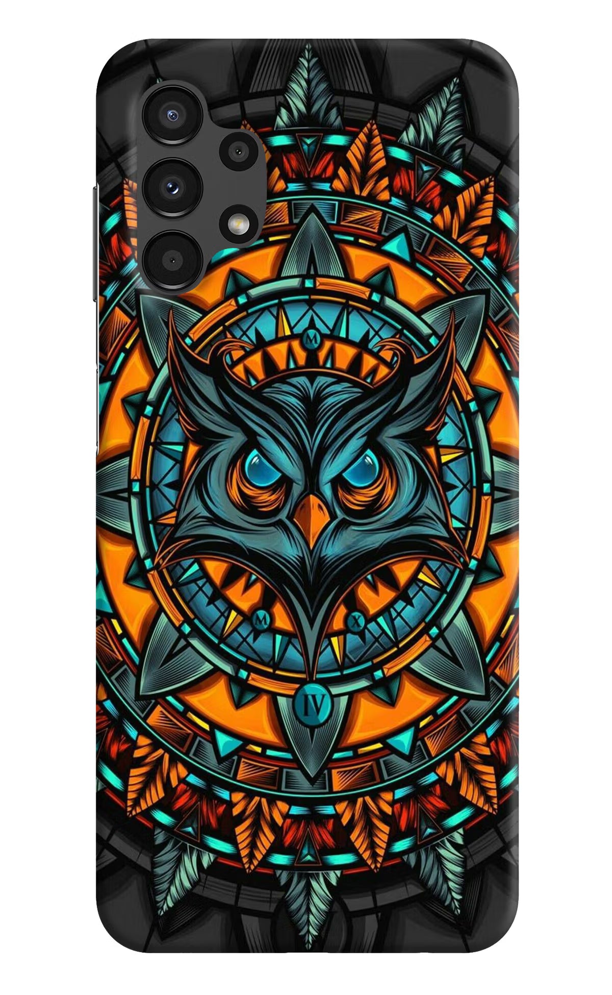Angry Owl Art Samsung A13 4G Hard Case Back Cover by Casekaro