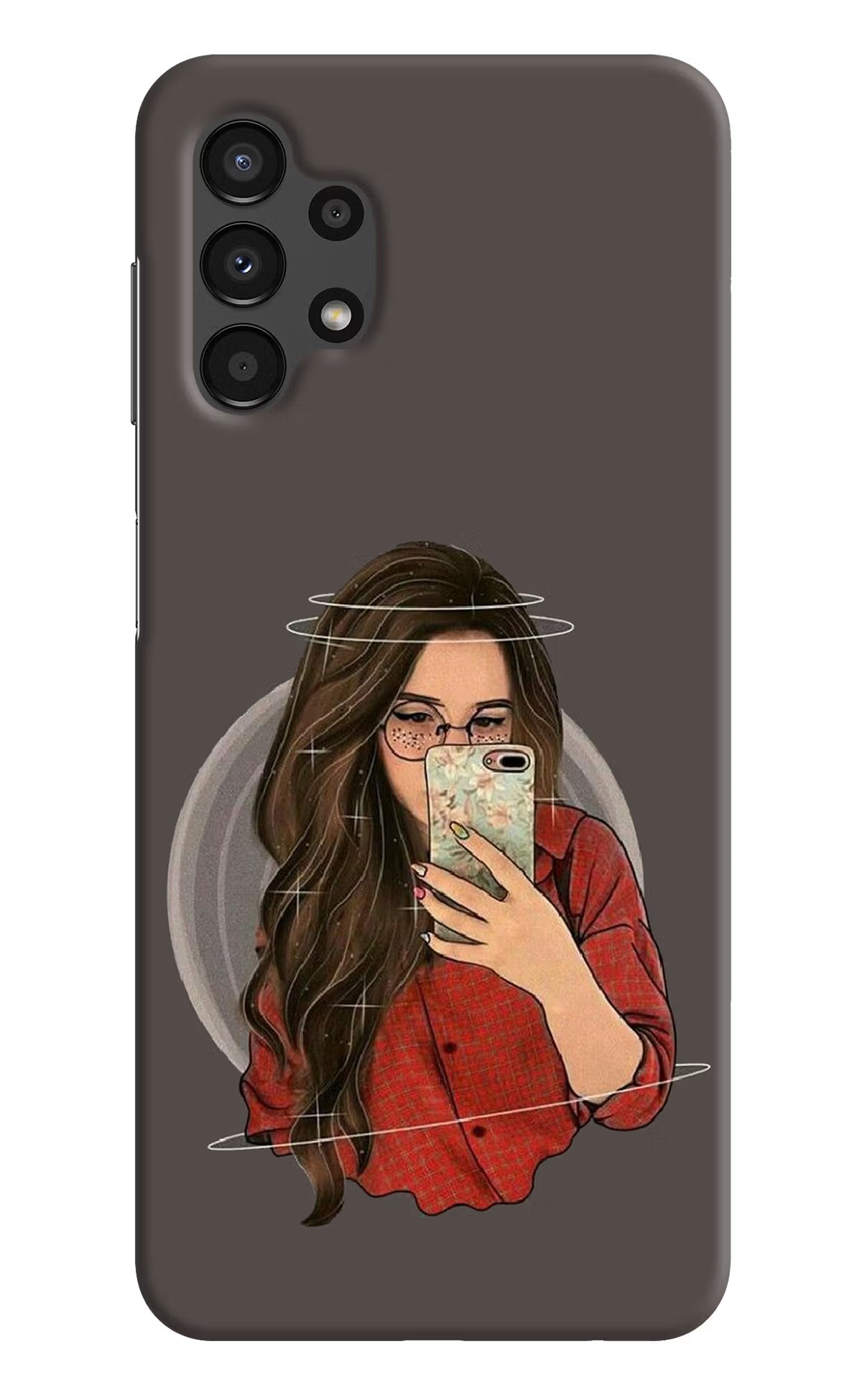 Selfie Queen Samsung A13 4G Hard Case Back Cover by Casekaro