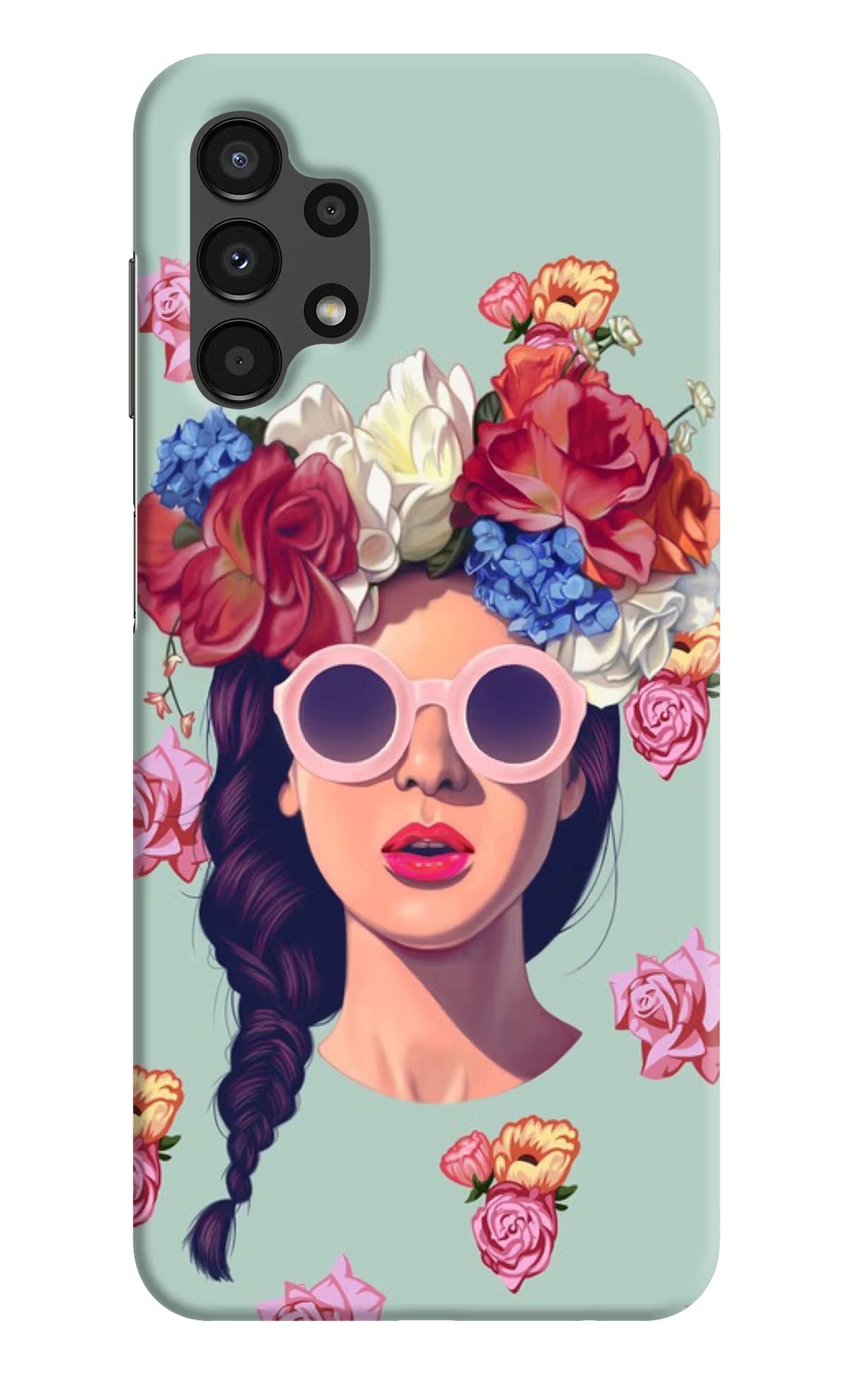 Pretty Girl Samsung A13 4G Hard Case Back Cover by Casekaro