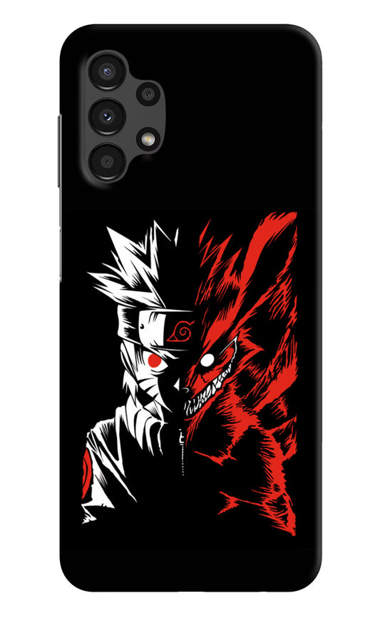 Naruto Two Face Samsung A13 4G Hard Case Back Cover by Casekaro