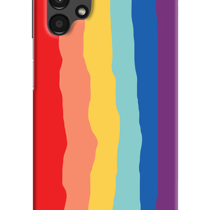 Rainbow Samsung A13 4G Hard Case Back Cover by Casekaro