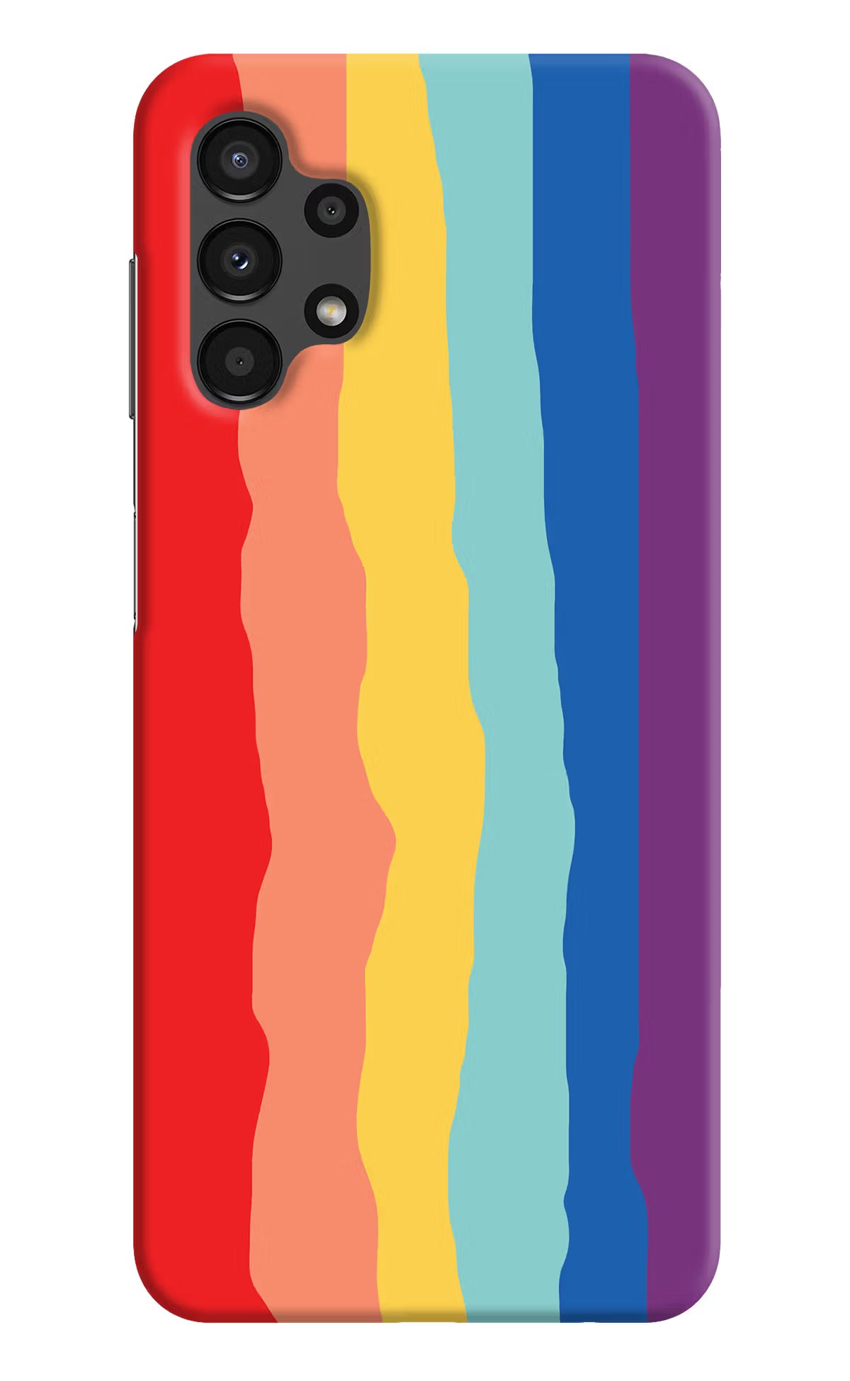 Rainbow Samsung A13 4G Hard Case Back Cover by Casekaro