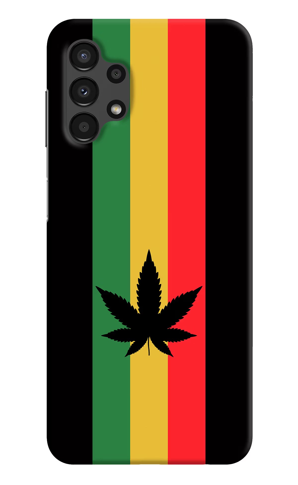 Weed Flag Samsung A13 4G Hard Case Back Cover by Casekaro