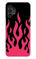 Fire Flames Samsung A13 4G Hard Case Back Cover by Casekaro