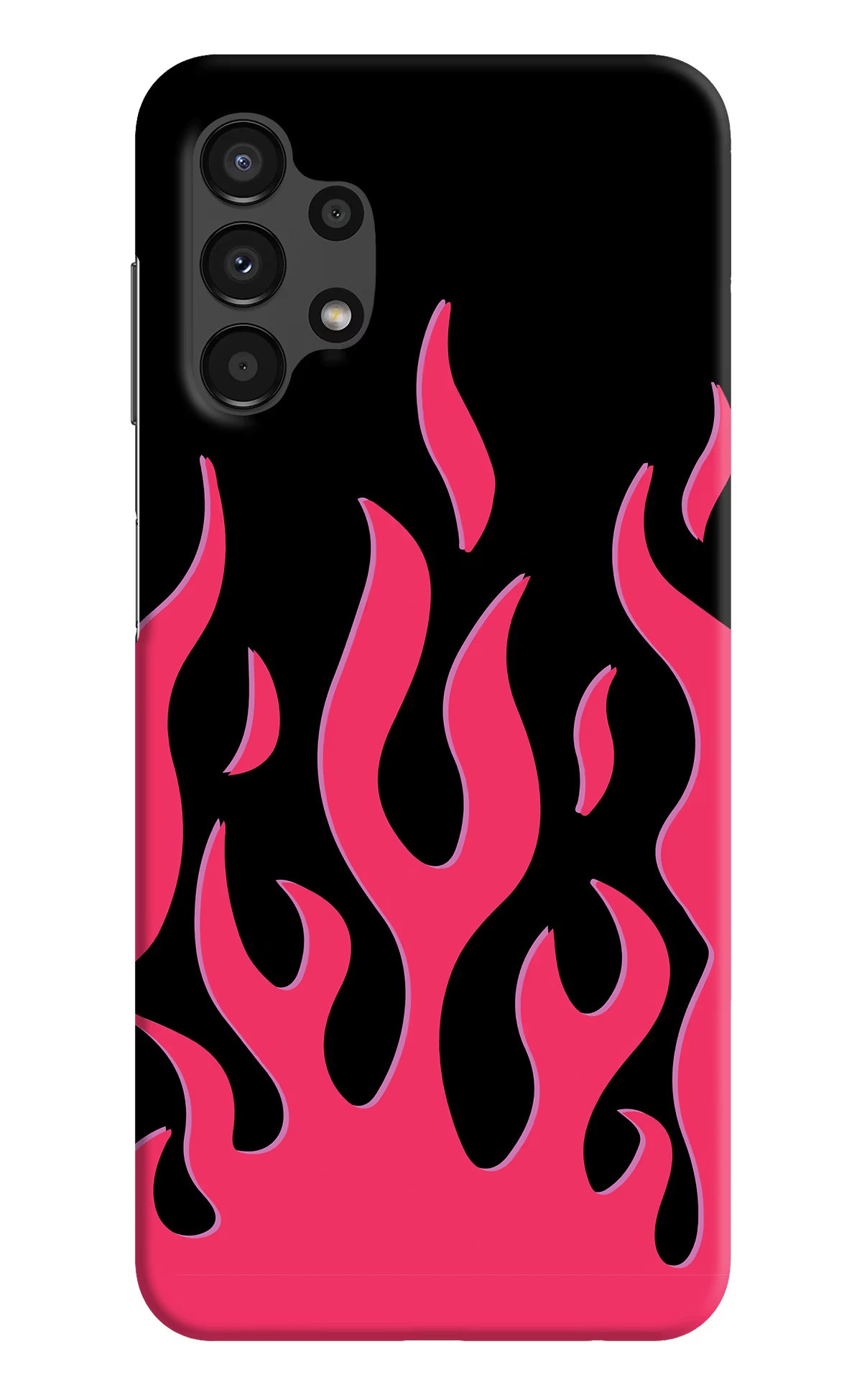 Fire Flames Samsung A13 4G Hard Case Back Cover by Casekaro