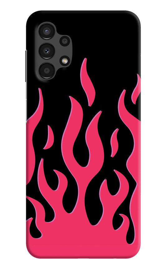 Fire Flames Samsung A13 4G Hard Case Back Cover by Casekaro