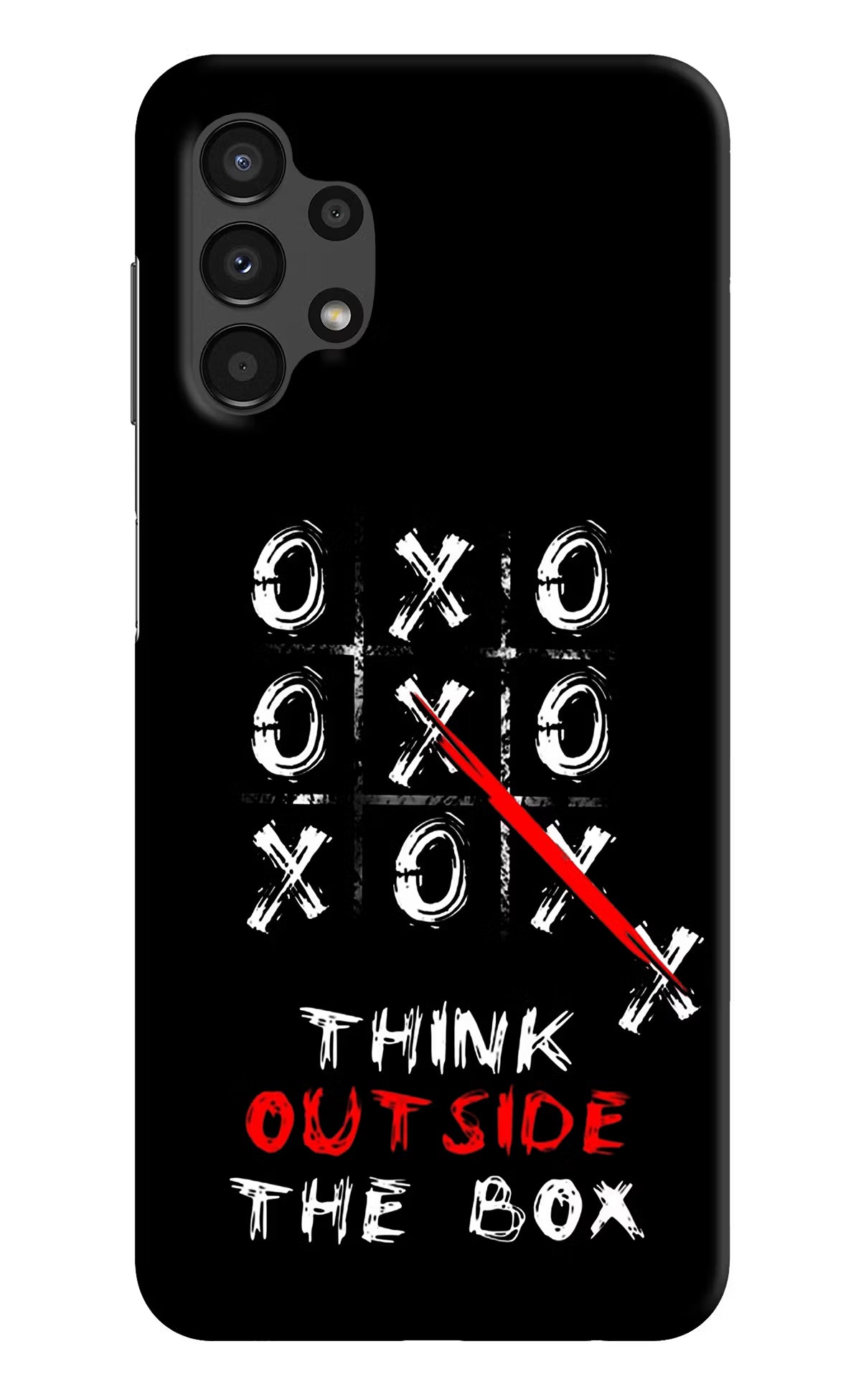 Think out of the BOX Samsung A13 4G Hard Case Back Cover by Casekaro