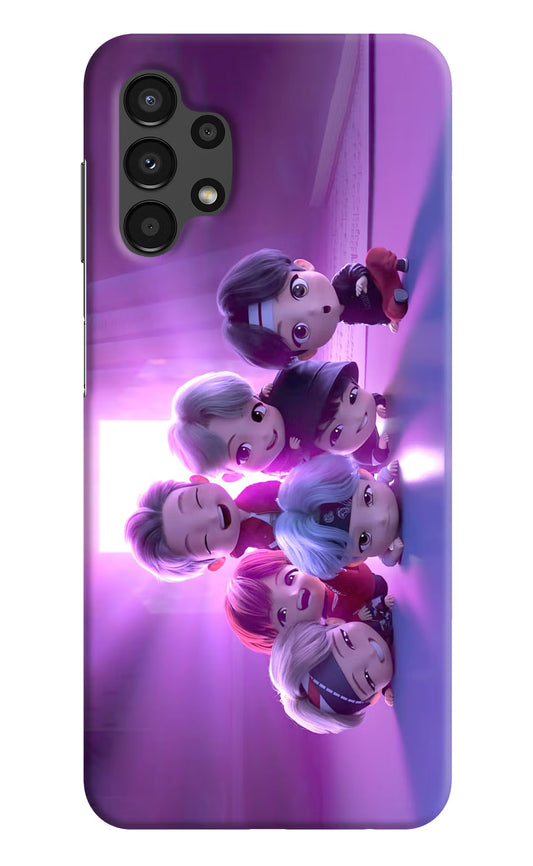 BTS Chibi Samsung A13 4G Hard Case Back Cover by Casekaro