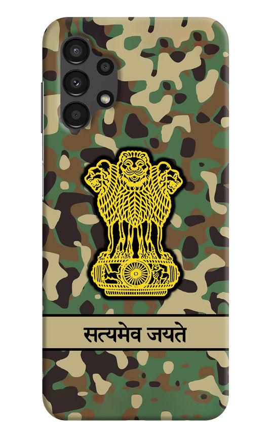 Satyamev Jayate Army Samsung A13 4G Hard Case Back Cover by Casekaro
