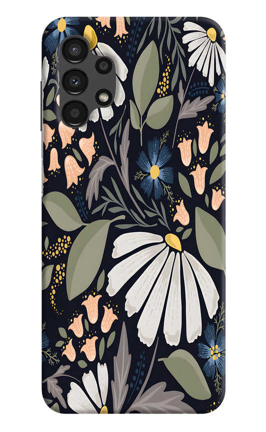 Flowers Art Samsung A13 4G Hard Case Back Cover by Casekaro