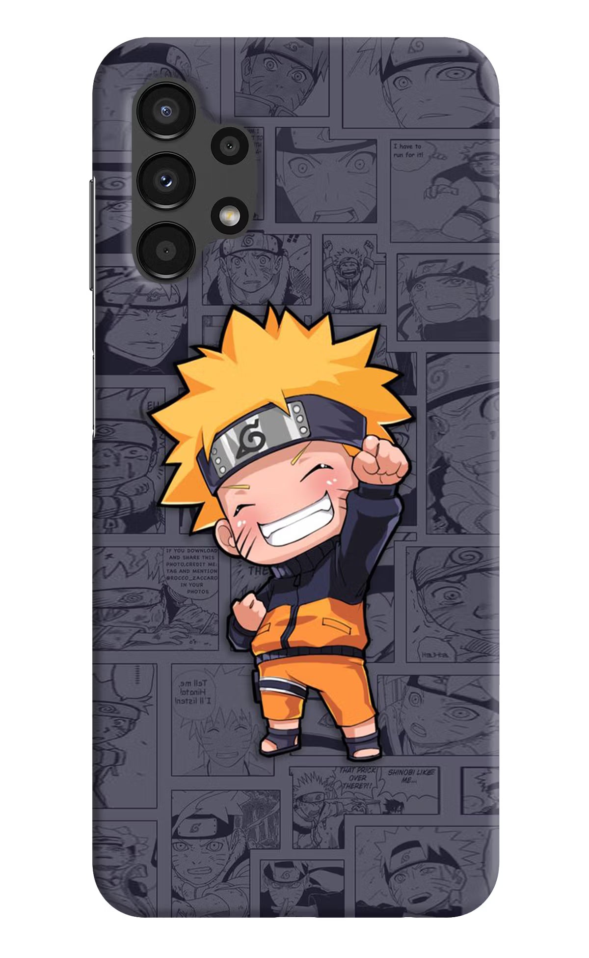 Chota Naruto Samsung A13 4G Hard Case Back Cover by Casekaro