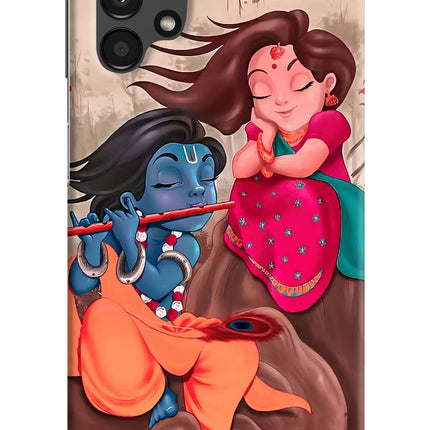 Radhe Krishna Samsung A13 4G Hard Case Back Cover by Casekaro