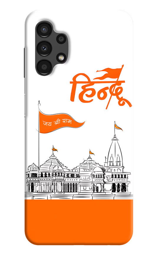 Jai Shree Ram Hindu Samsung A13 4G Hard Case Back Cover by Casekaro