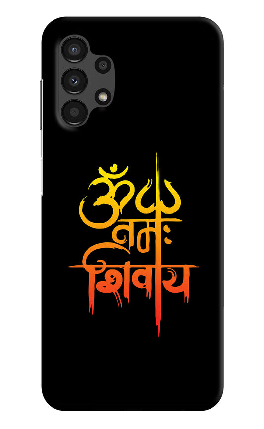 Om Namah Shivay Samsung A13 4G Hard Case Back Cover by Casekaro