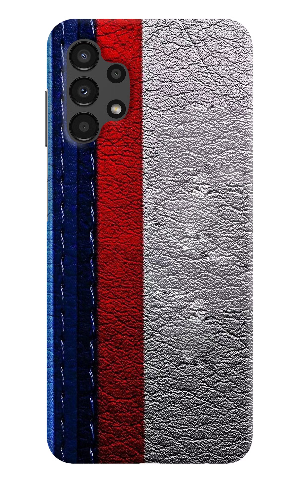 BMW Stripes Samsung A13 4G Hard Case Back Cover by Casekaro