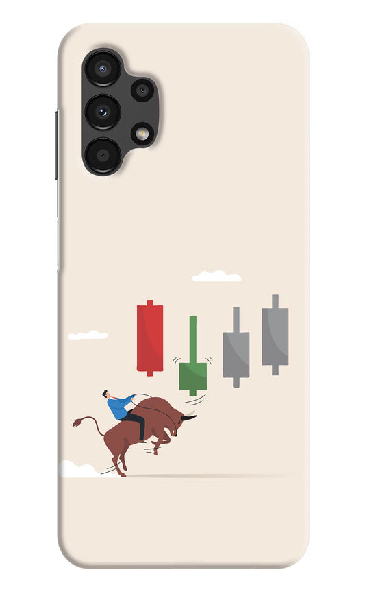 Bull Trading Momentum Samsung A13 4G Hard Case Back Cover by Casekaro