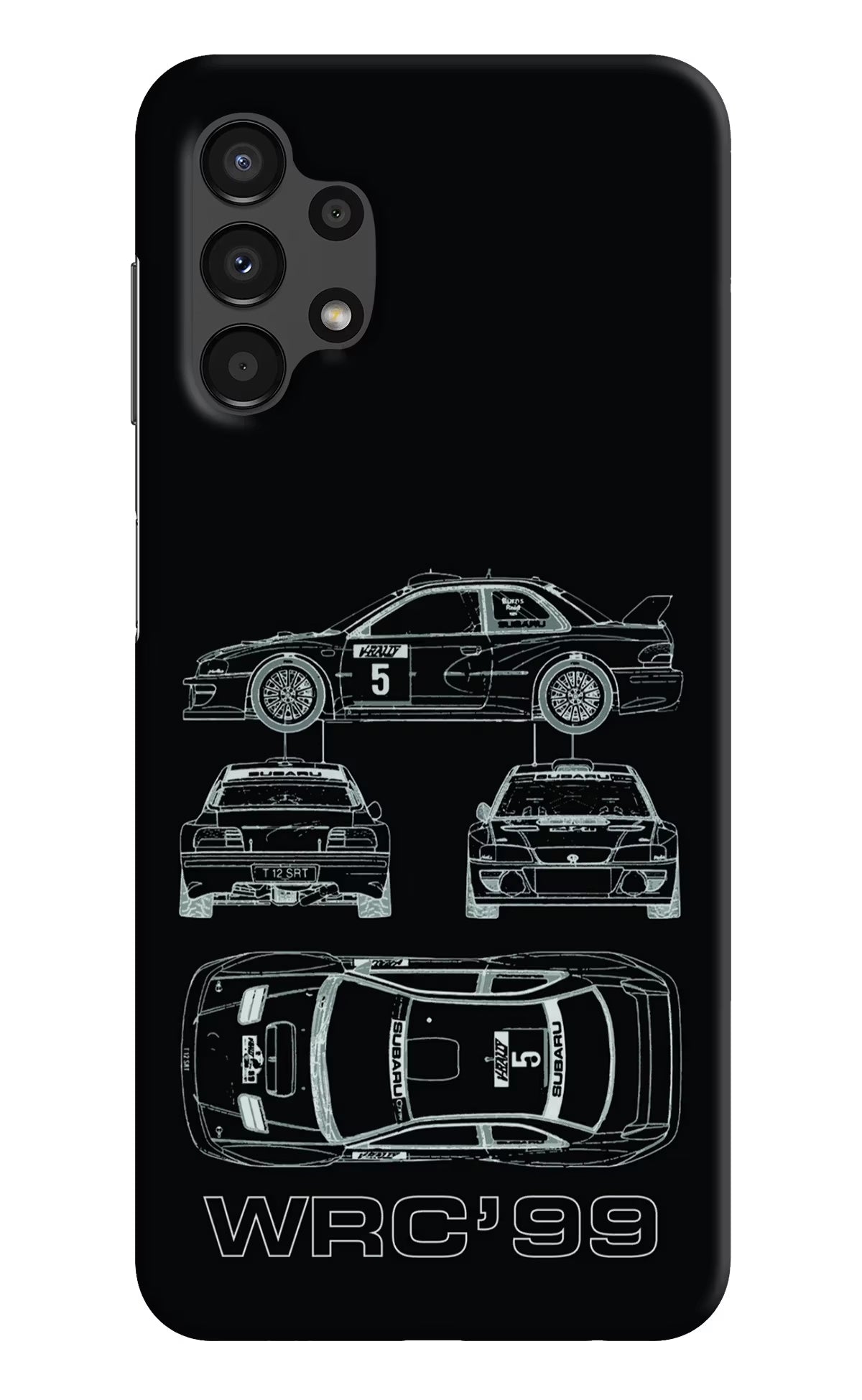 WRC'99 Samsung A13 4G Hard Case Back Cover by Casekaro