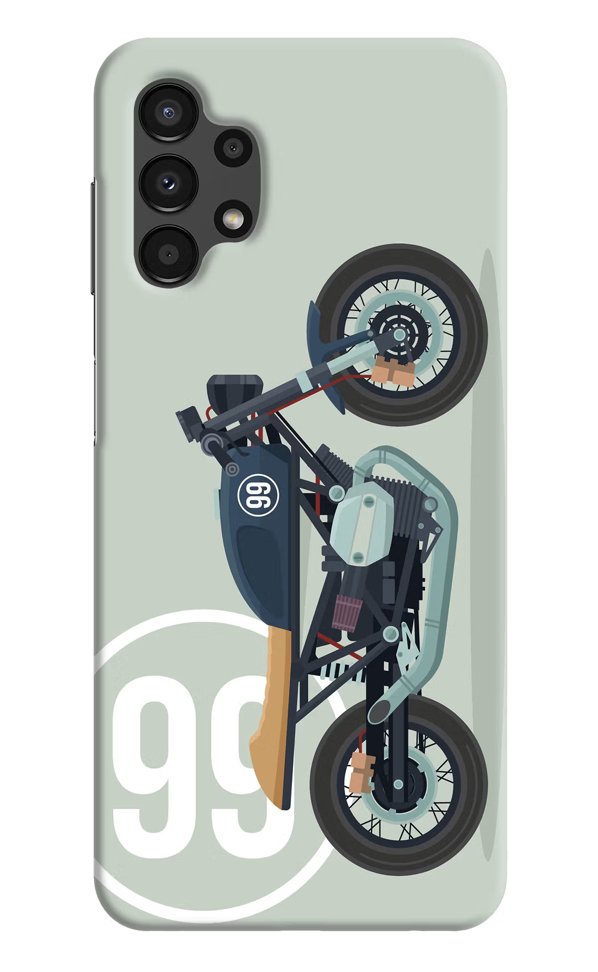 Classic Cafe Racer 99 Samsung A13 4G Hard Case Back Cover by Casekaro