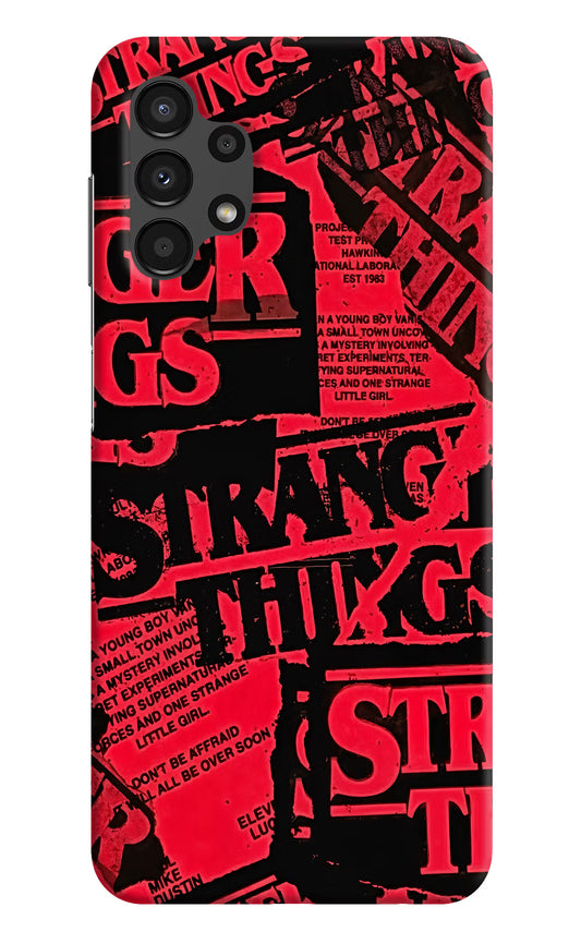 Ordinary Things Samsung A13 4G Hard Case Back Cover by Casekaro