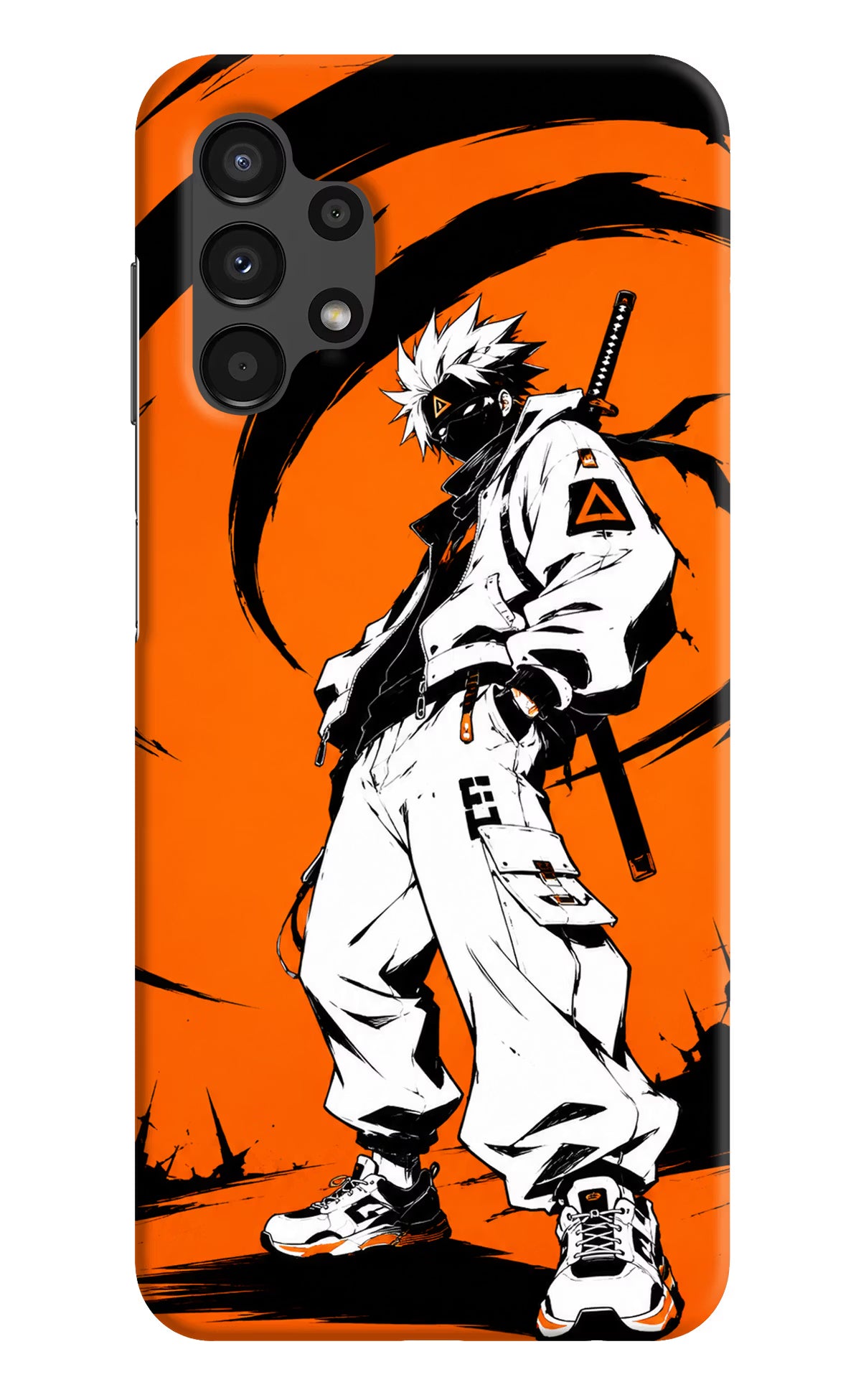 Street Samurai  Samsung A13 4G Hard Case Back Cover by Casekaro