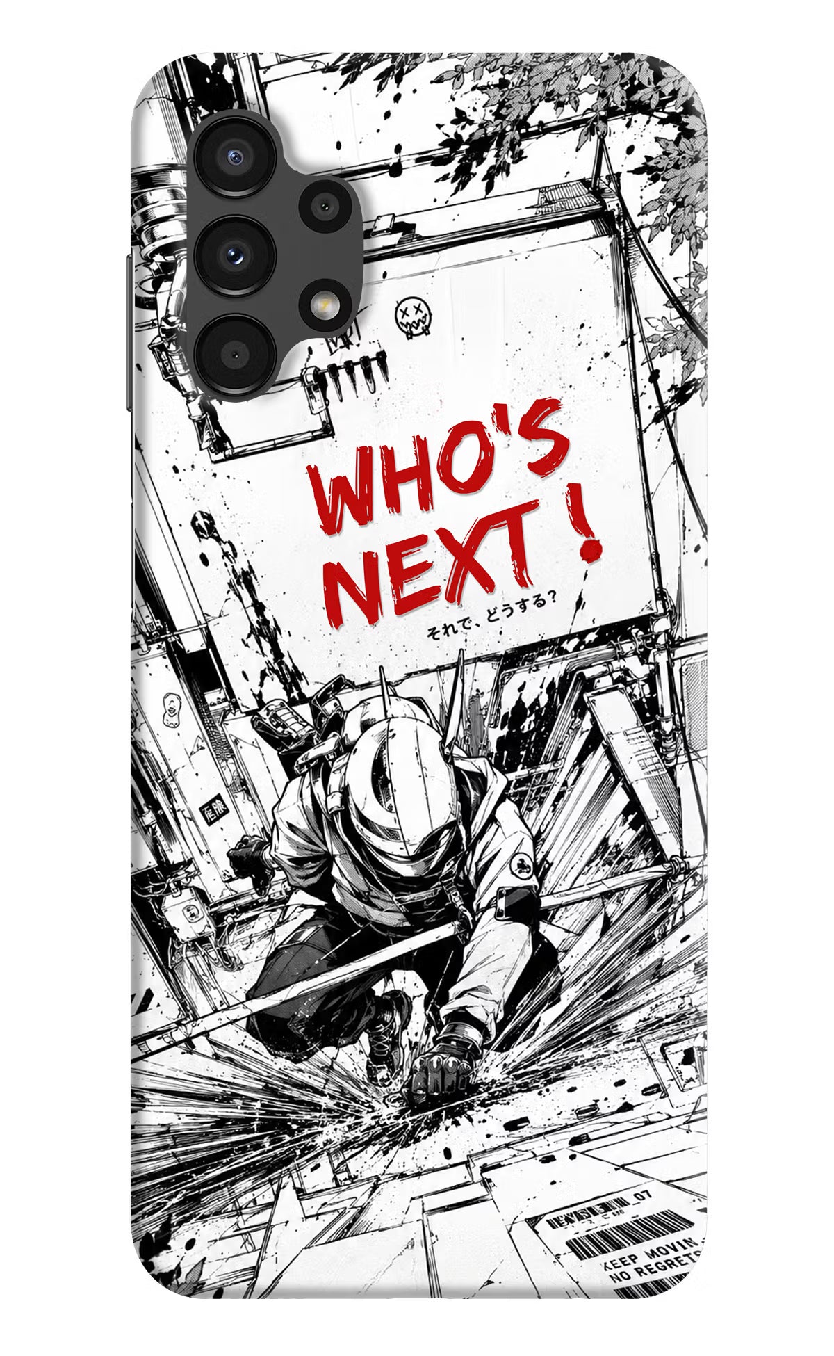 Who's Next Samsung A13 4G Hard Case Back Cover by Casekaro