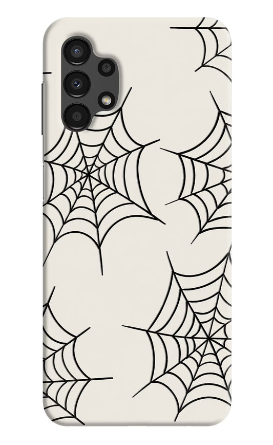 Spider Web Samsung A13 4G Hard Case Back Cover by Casekaro