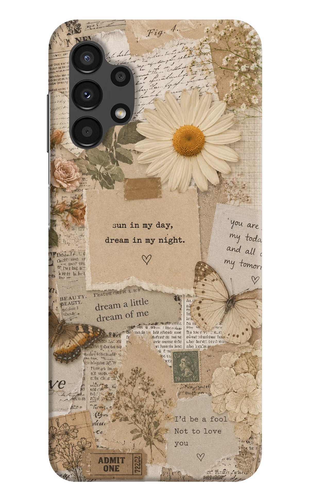 Vintage case Samsung A13 4G Back Cover