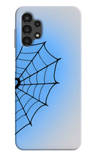 Blue Web Samsung A13 4G Hard Case Back Cover by Casekaro