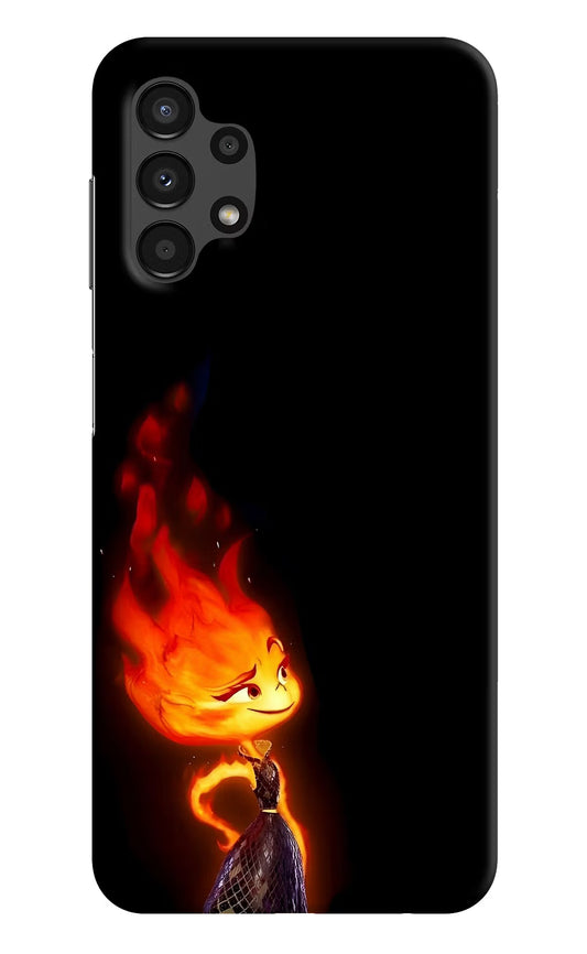 Ember Flame Samsung A13 4G Hard Case Back Cover by Casekaro