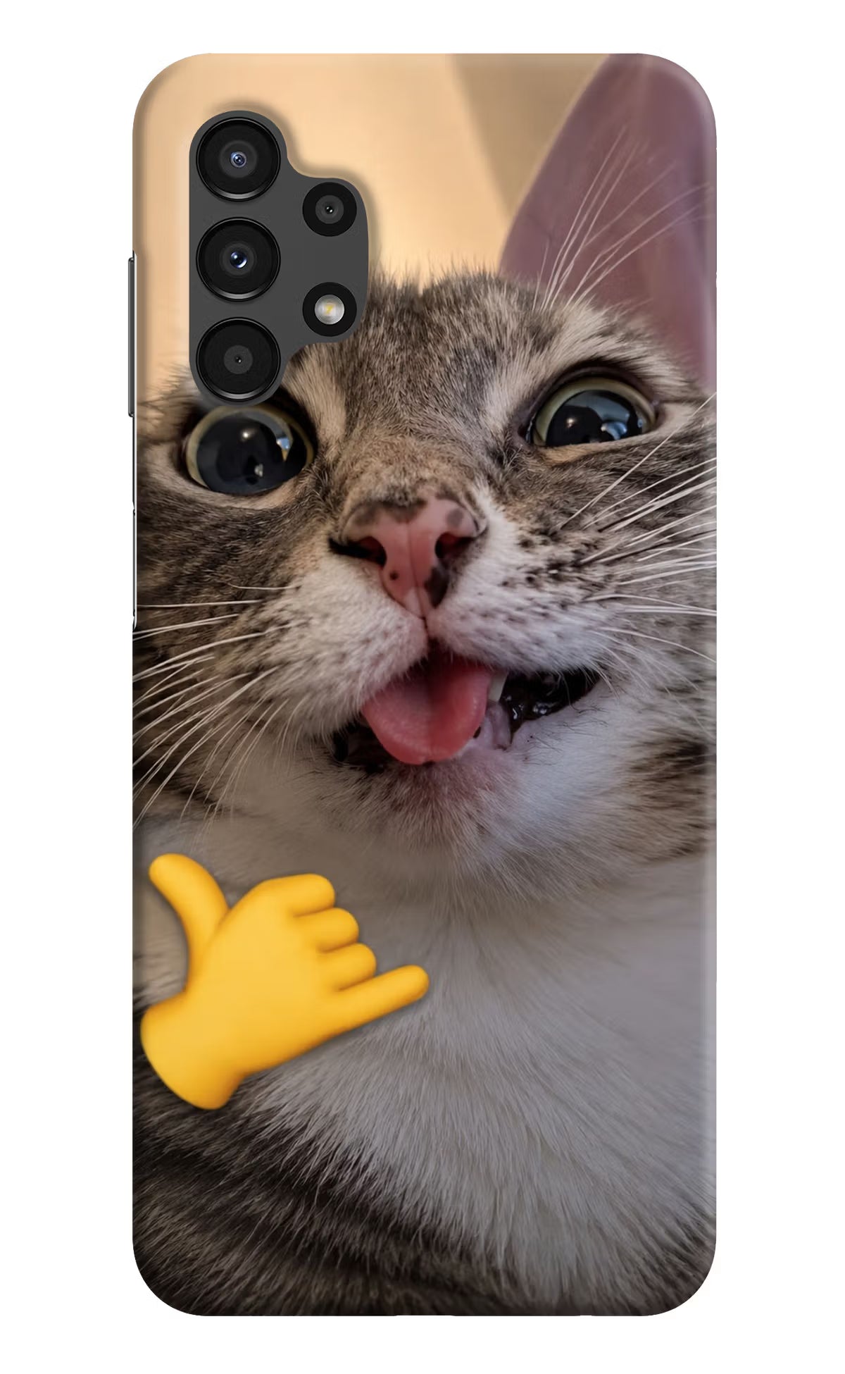 Silly Cat Call Samsung A13 4G Back Cover