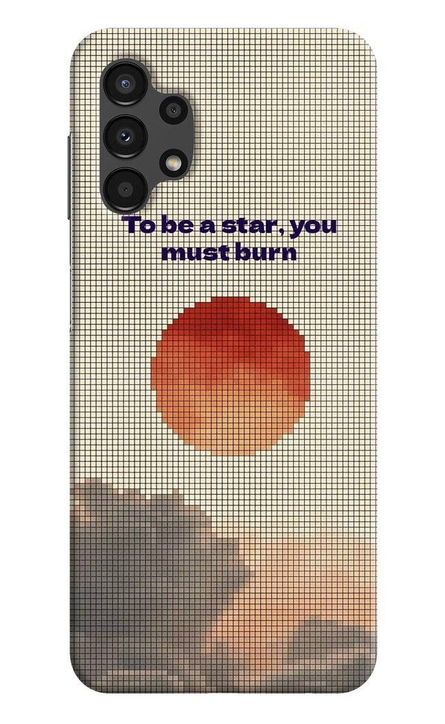 Pixel Sun Samsung A13 4G Hard Case Back Cover by Casekaro