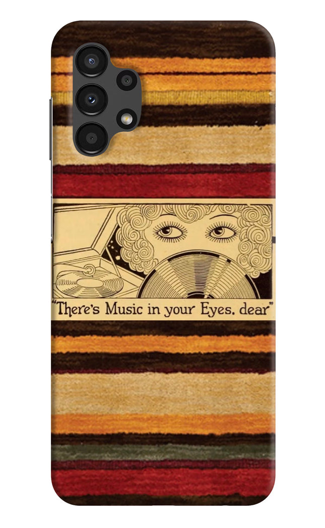 Vinyl Stripes Samsung A13 4G Hard Case Back Cover by Casekaro