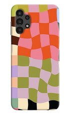 Wavy Grid Samsung A13 4G Back Cover