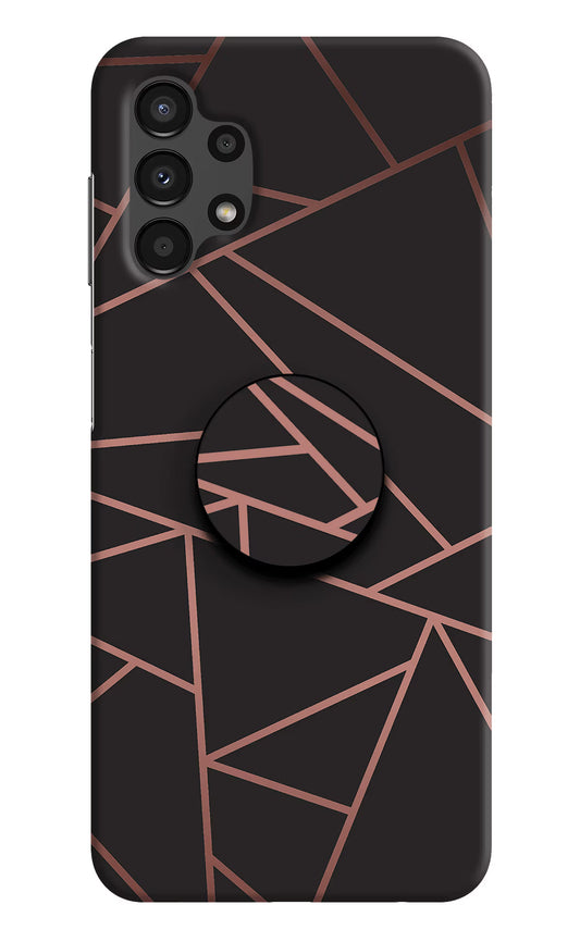 Geometric Pattern Samsung A13 4G Pop Case by Casekaro