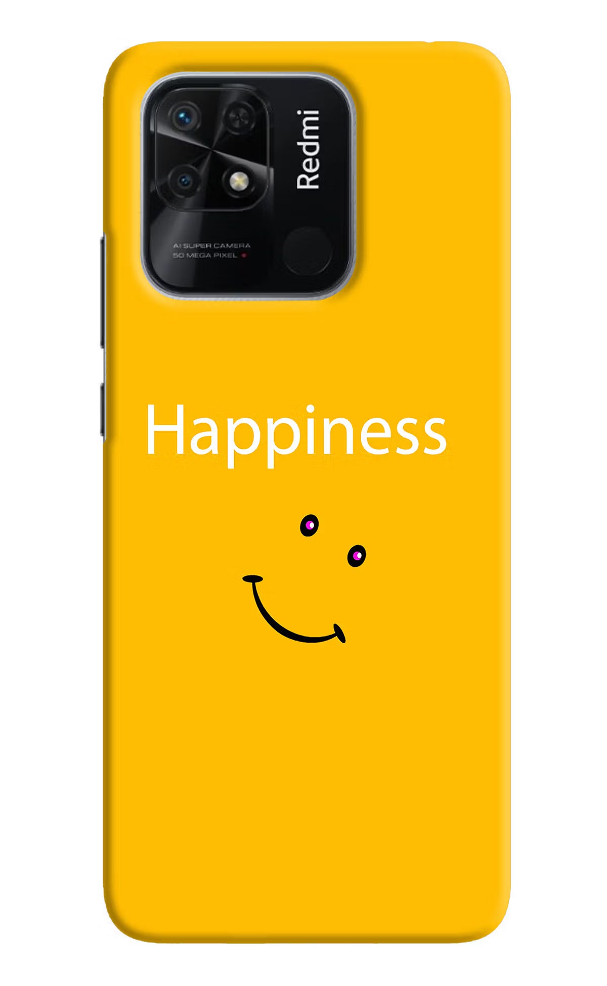 Happiness With Smiley Redmi 10/10 Power Hard Case Back Cover by Casekaro
