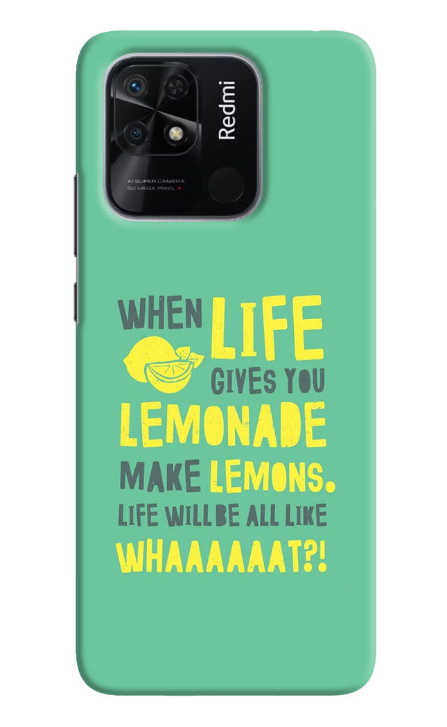 Quote Redmi 10/10 Power Hard Case Back Cover by Casekaro