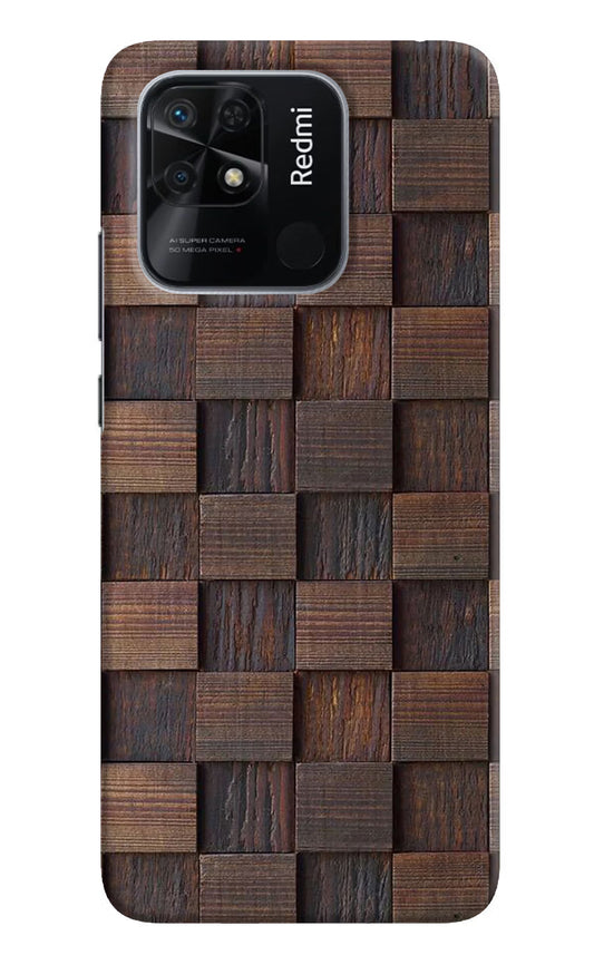 Wooden Cube Design Redmi 10/10 Power Hard Case Back Cover by Casekaro
