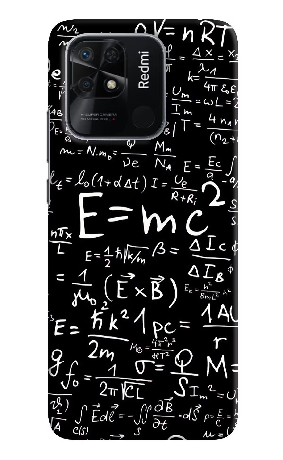 Physics Formula Redmi 10/10 Power Hard Case Back Cover by Casekaro