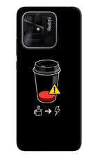 Coffee Redmi 10/10 Power Hard Case Back Cover by Casekaro