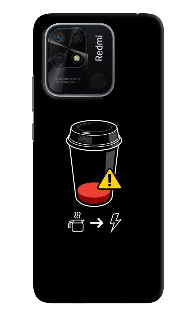 Coffee Redmi 10/10 Power Hard Case Back Cover by Casekaro