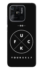 Go Fuck Yourself Redmi 10/10 Power Hard Case Back Cover by Casekaro