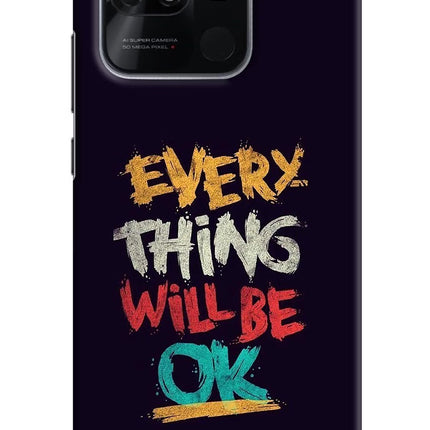 Everything Will Be Ok Redmi 10/10 Power Hard Case Back Cover by Casekaro