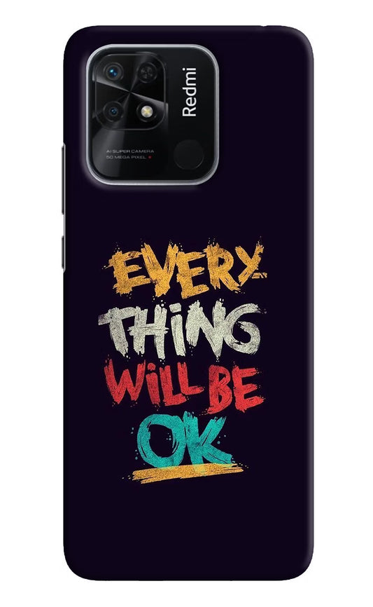 Everything Will Be Ok Redmi 10/10 Power Hard Case Back Cover by Casekaro