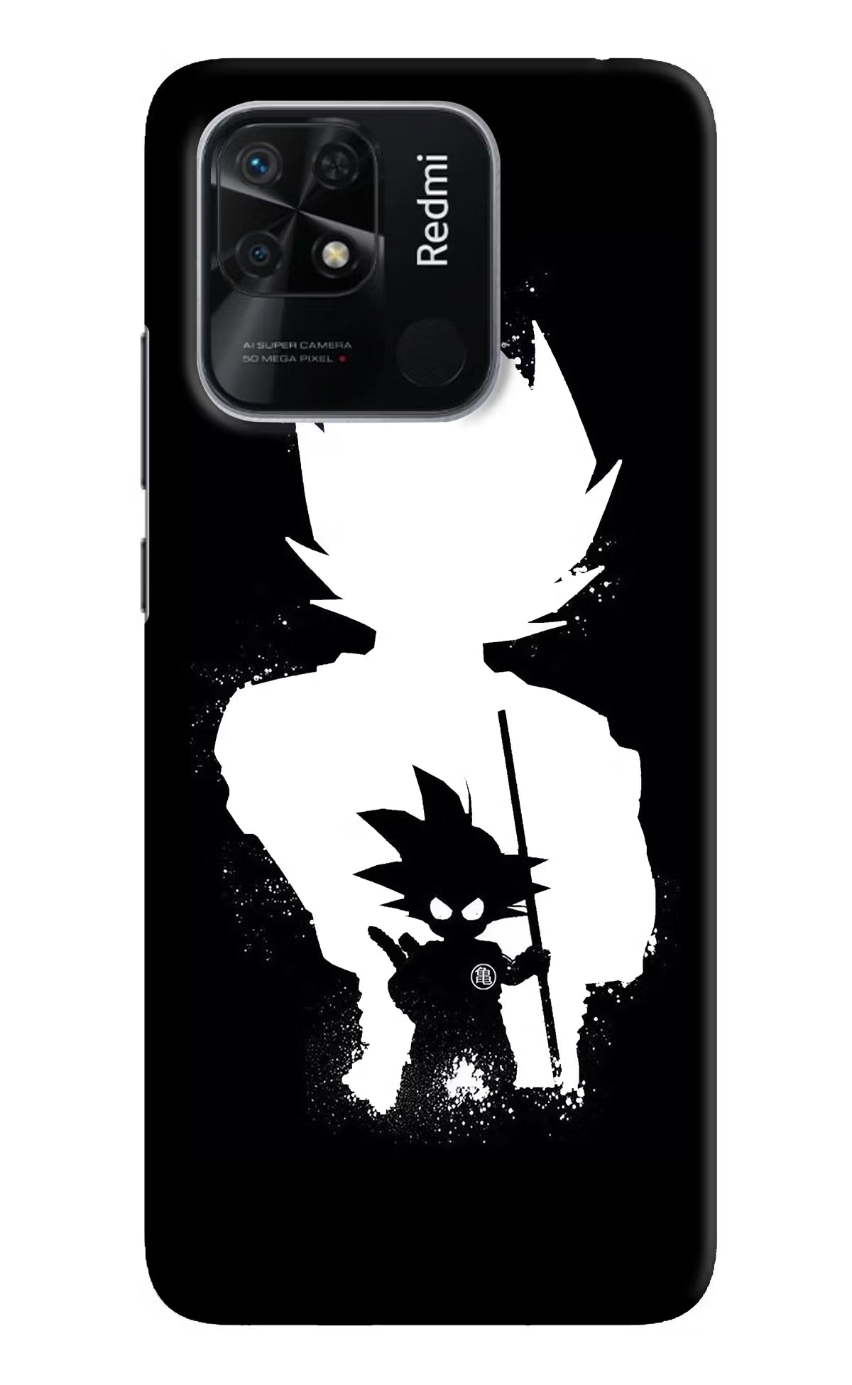 Goku Shadow Redmi 10/10 Power Hard Case Back Cover by Casekaro