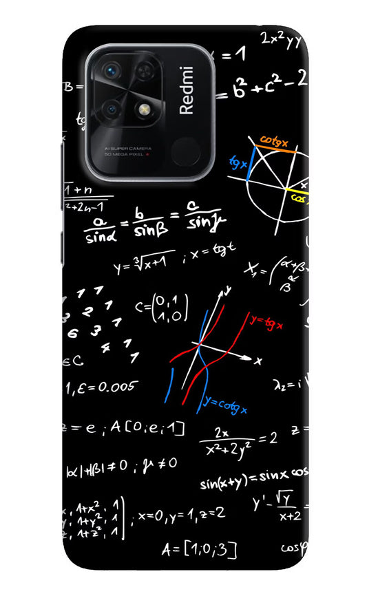 Mathematics Formula Redmi 10/10 Power Hard Case Back Cover by Casekaro