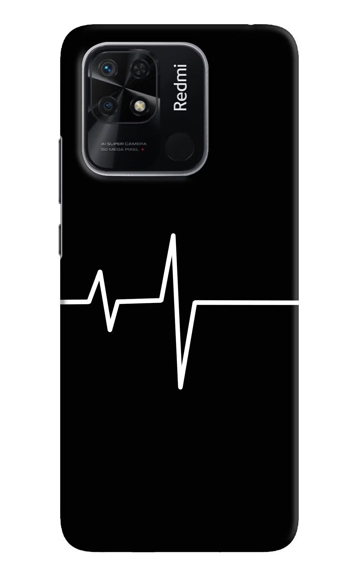 Heart Beats Redmi 10/10 Power Hard Case Back Cover by Casekaro