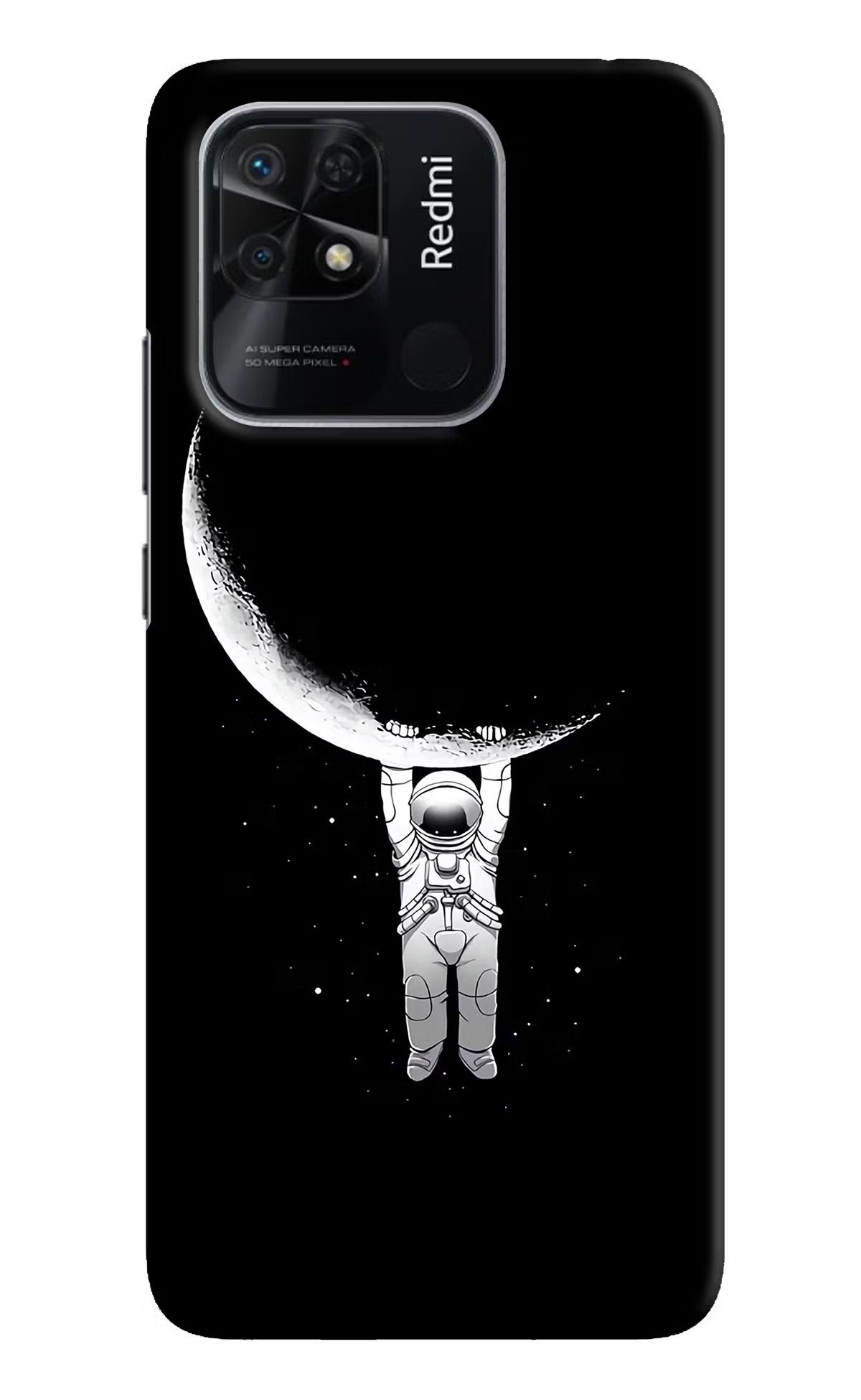 Moon Space Redmi 10/10 Power Hard Case Back Cover by Casekaro