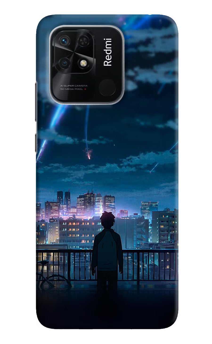 Anime Redmi 10/10 Power Back Cover, Hard case